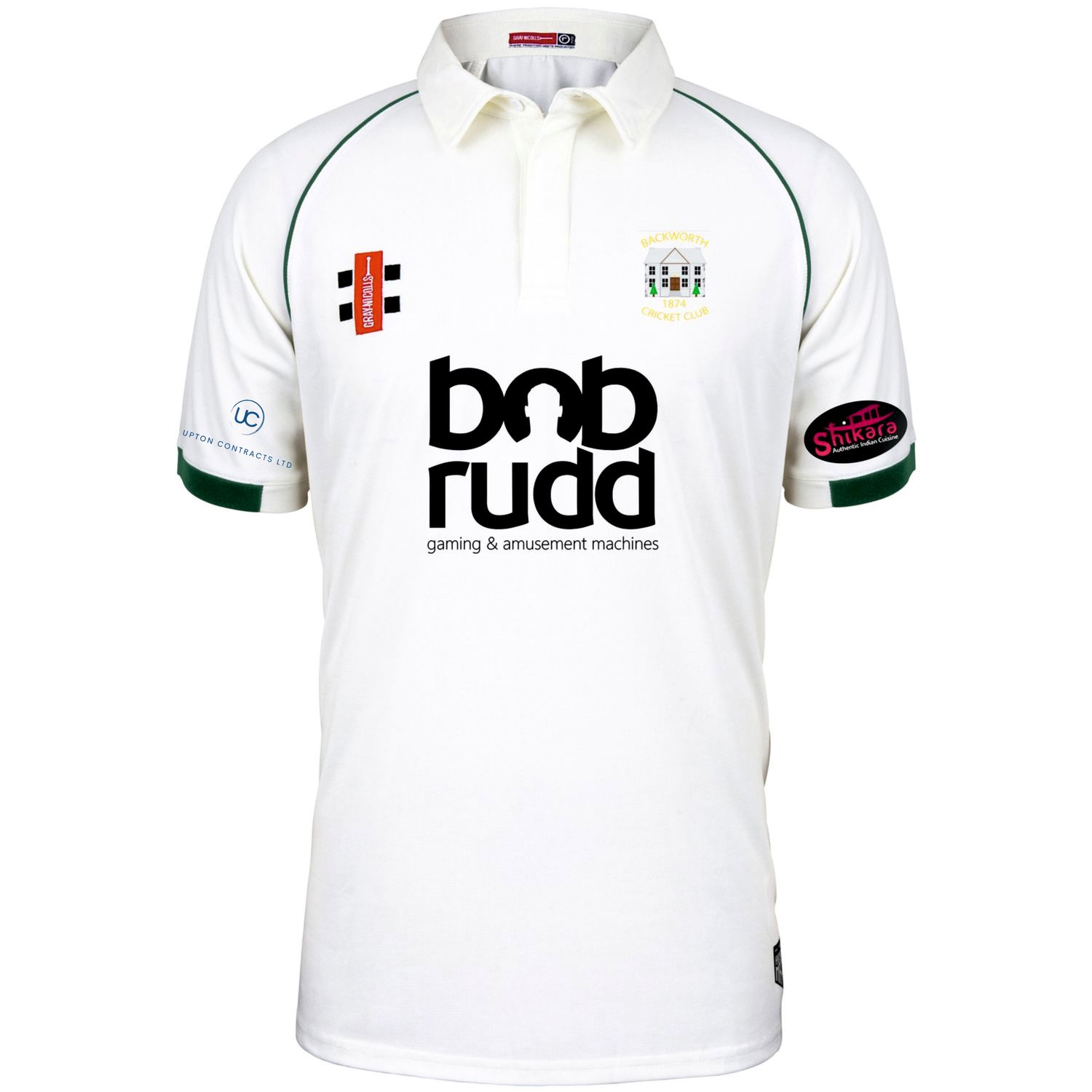 Backworth Matrix V2 Short Sleeve Cricket Shirt