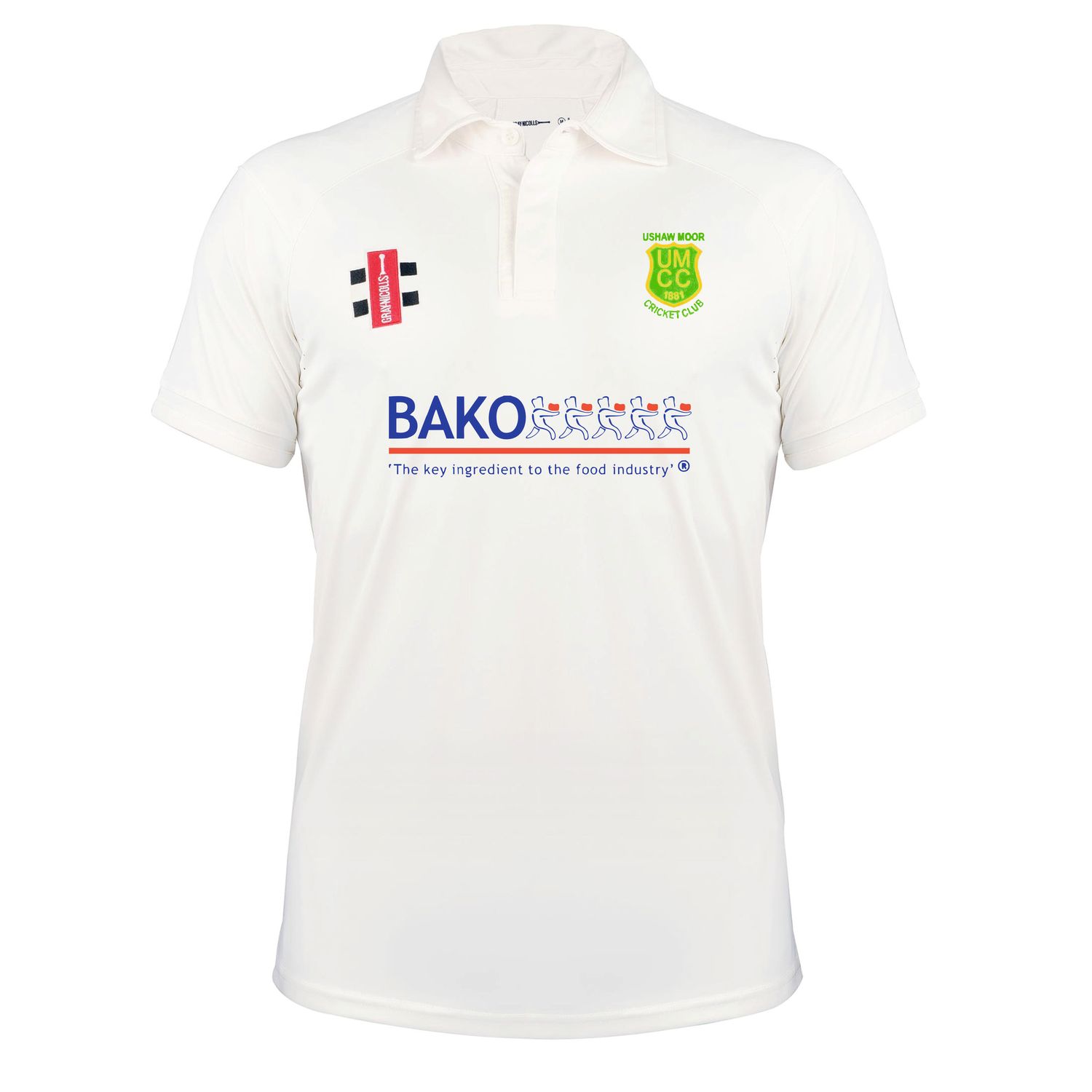 Ushaw Moor Pro Performance V3 Short Sleeve Cricket Shirt Adult