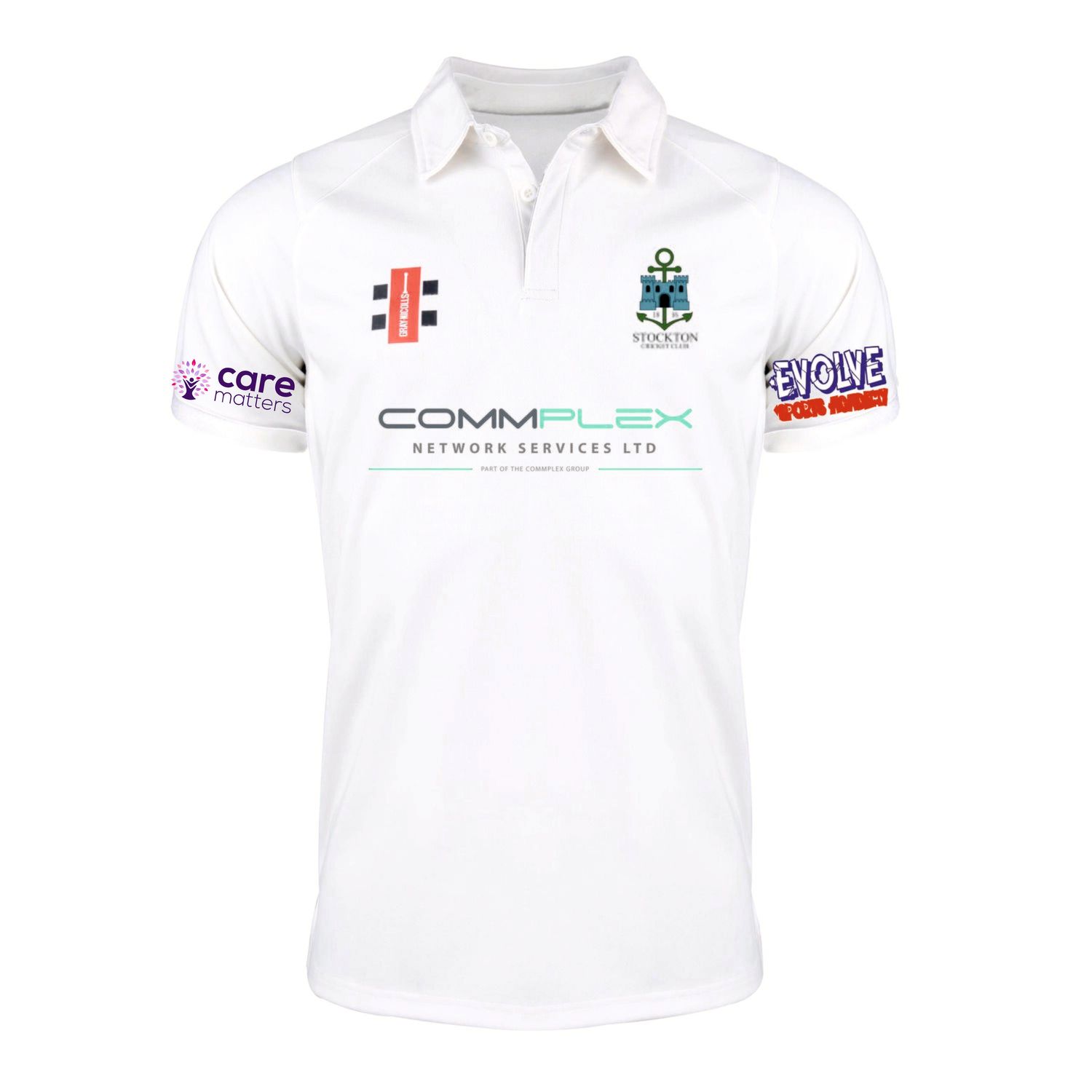 Stockton Pro Performance V3 Short Sleeve Cricket Shirt Stockton Pro Performance V3 Short Sleeve Cricket Shirt