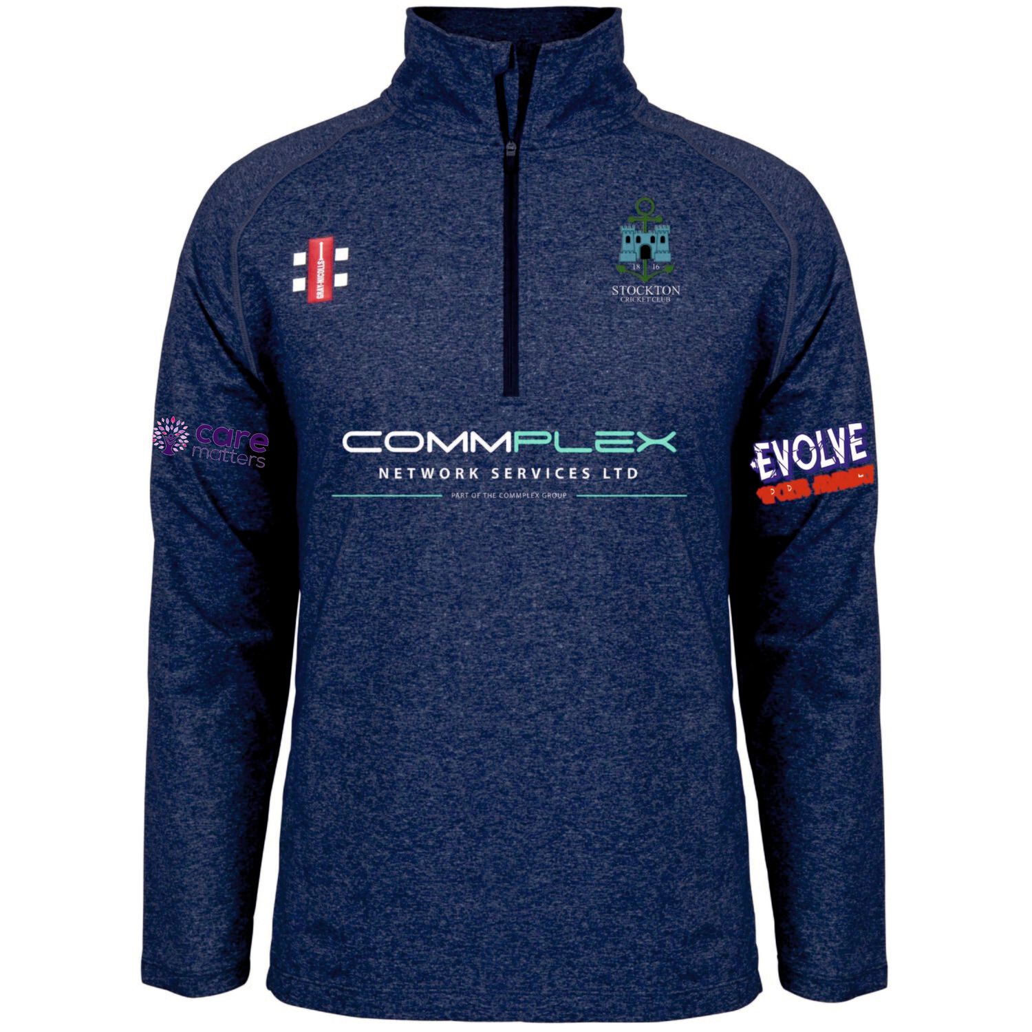 Stockton Velocity Mid Layer 1/4 Zip Top Stockton Velocity Mid Layer 1/4 Zip Top