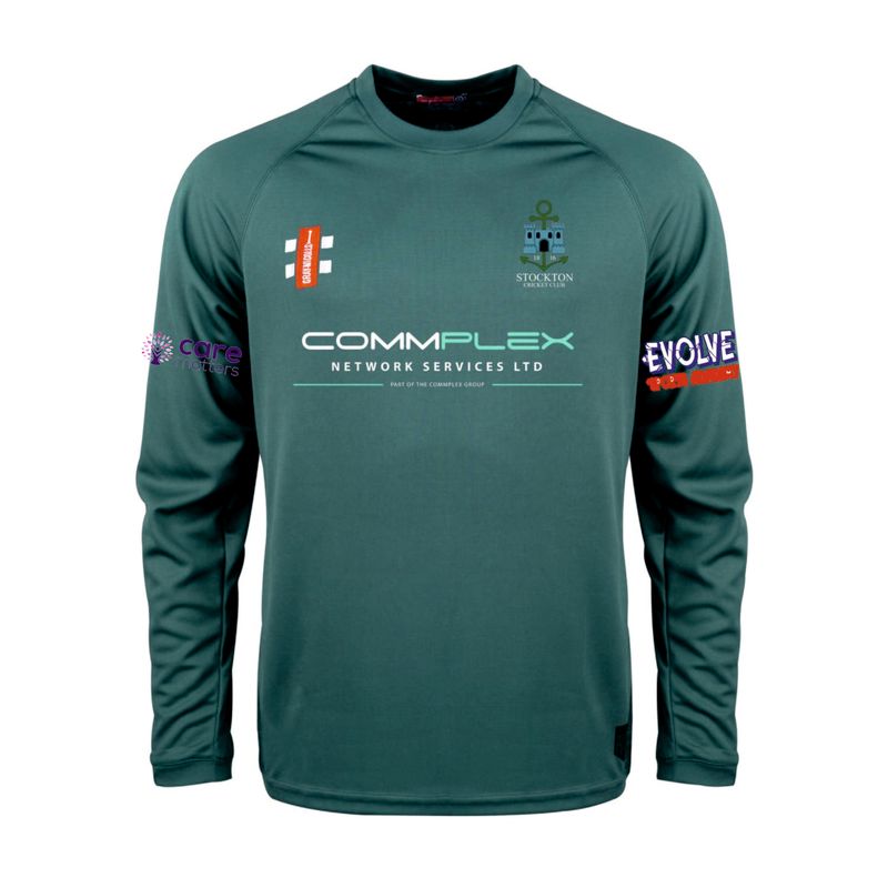 Stockton Matrix Green Long Sleeve T Shirt Stockton Matrix Green Long Sleeve T Shirt