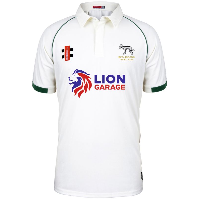 Bedlington JUNIORS Matrix V2 Short Sleeve Cricket Shirt