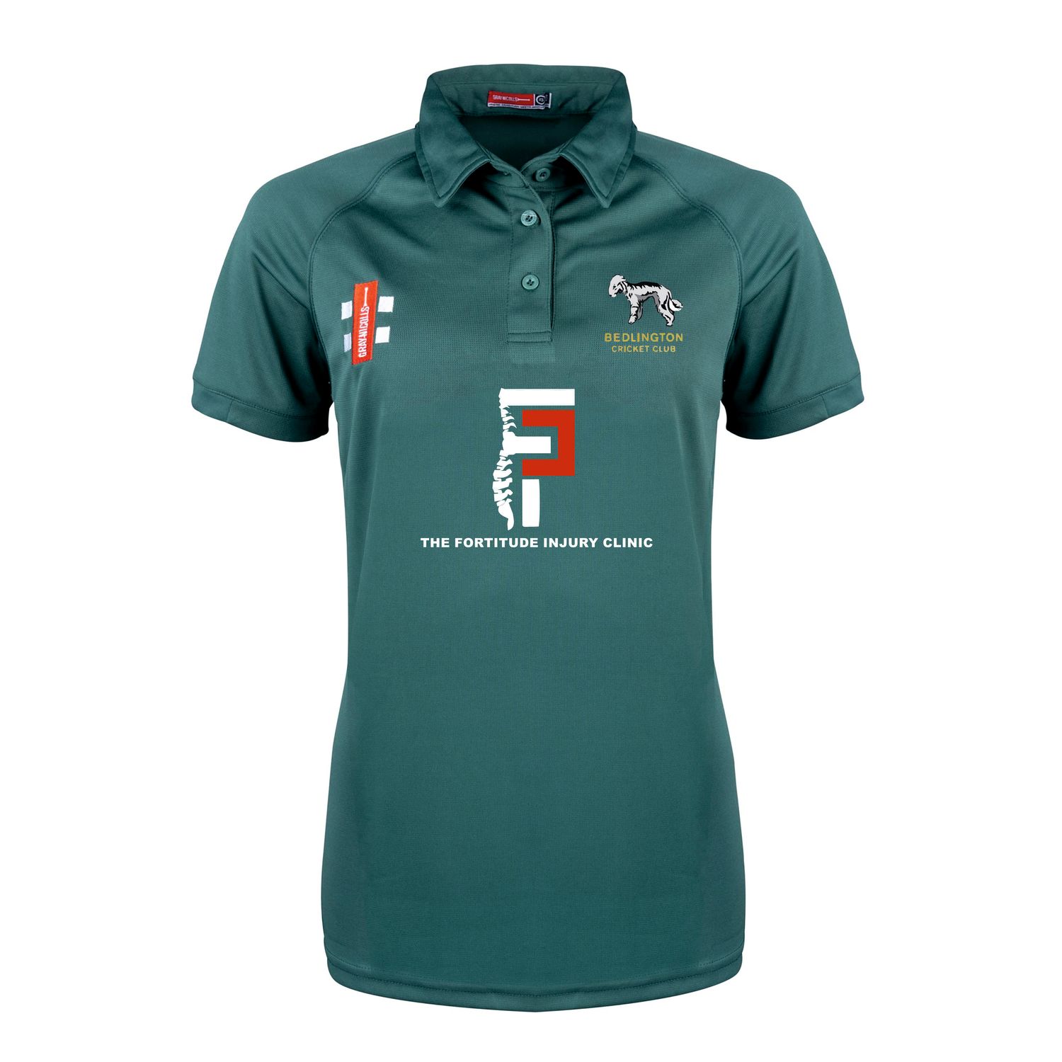 Bedlington WOMENS Fit Green Matrix V2  Polo Shirt