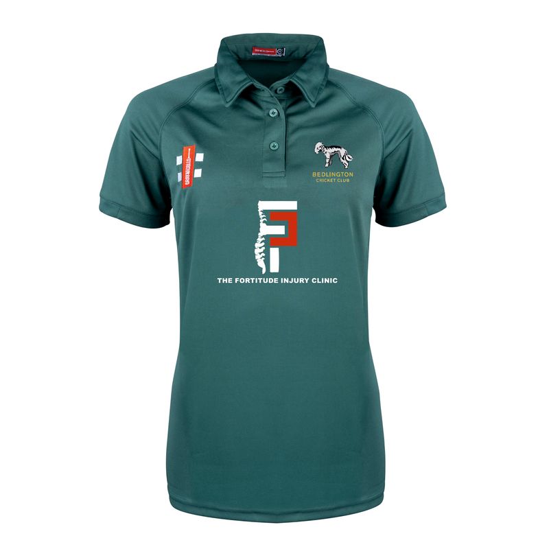 Bedlington WOMENS Fit Green Matrix V2  Polo Shirt