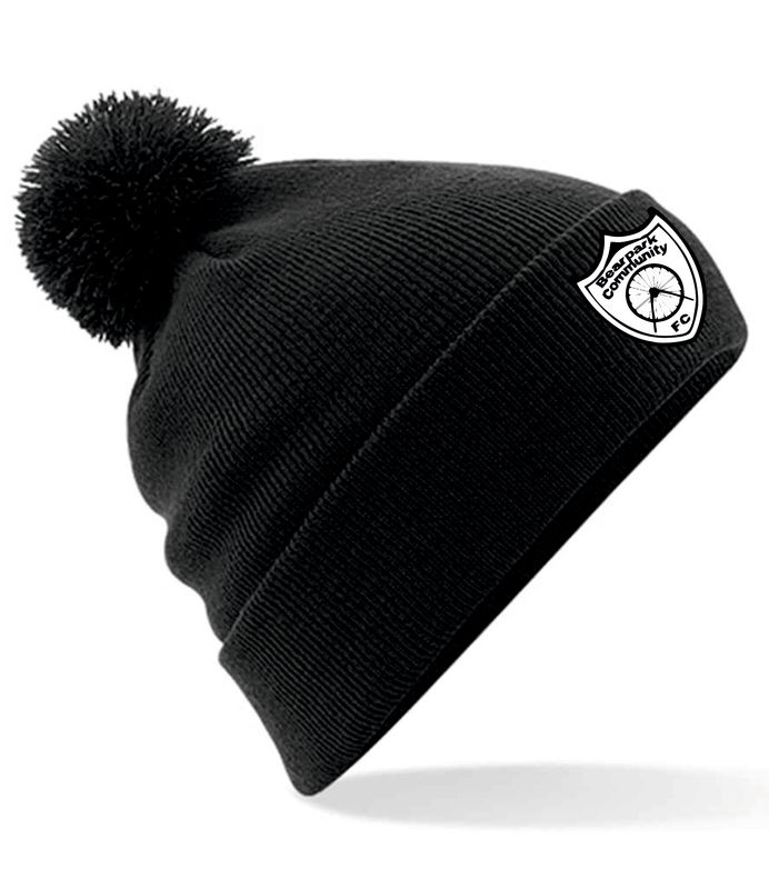 Bearpark FC Original Black Pom Pom Hat