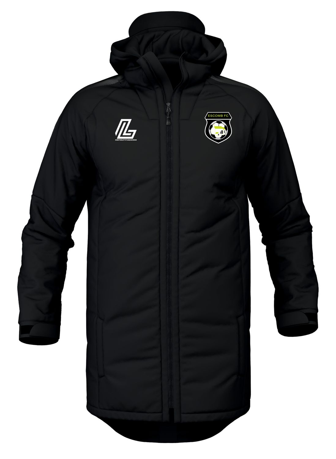Escomb FC Lorimers Edge 3/4 Padded Coat
