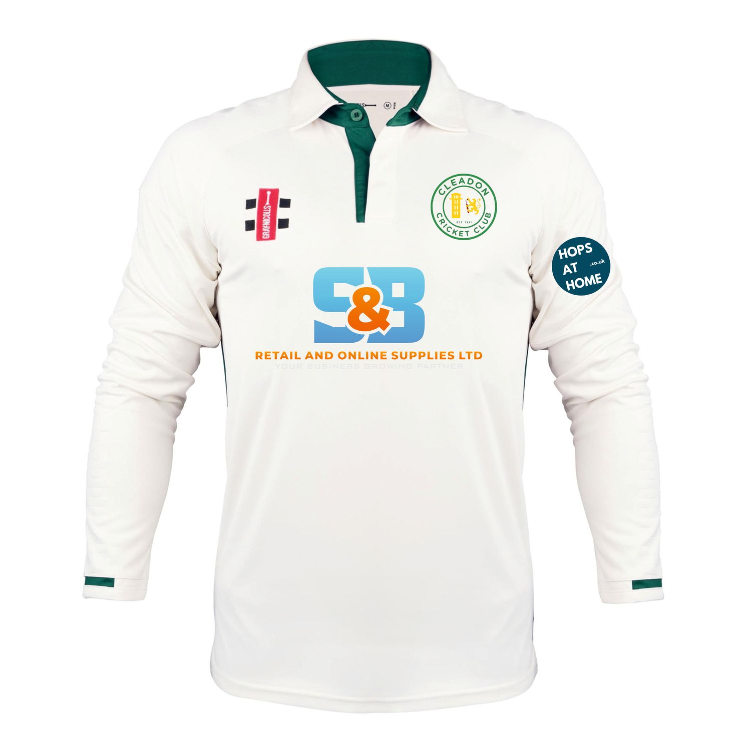 Cleadon Pro Performance Long Sleeve Cricket Shirt Adult Cleadon Pro Performance Long Sleeve Cricket Shirt Adult