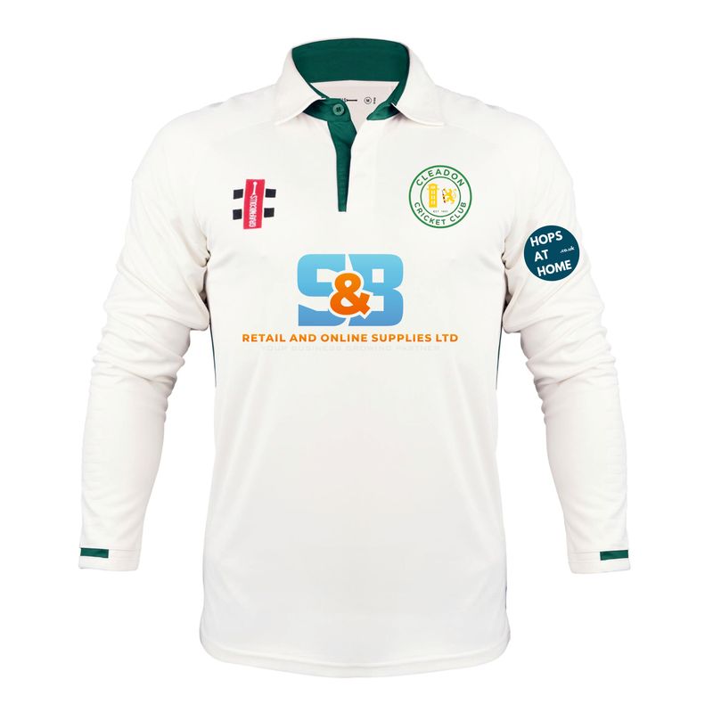 Cleadon Pro Performance Long Sleeve Cricket Shirt Adult Cleadon Pro Performance Long Sleeve Cricket Shirt Adult