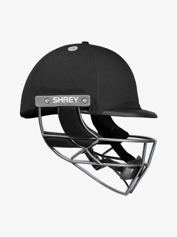 Shrey Elite Pro Senior Cricket Helmet - Titanium Gill
