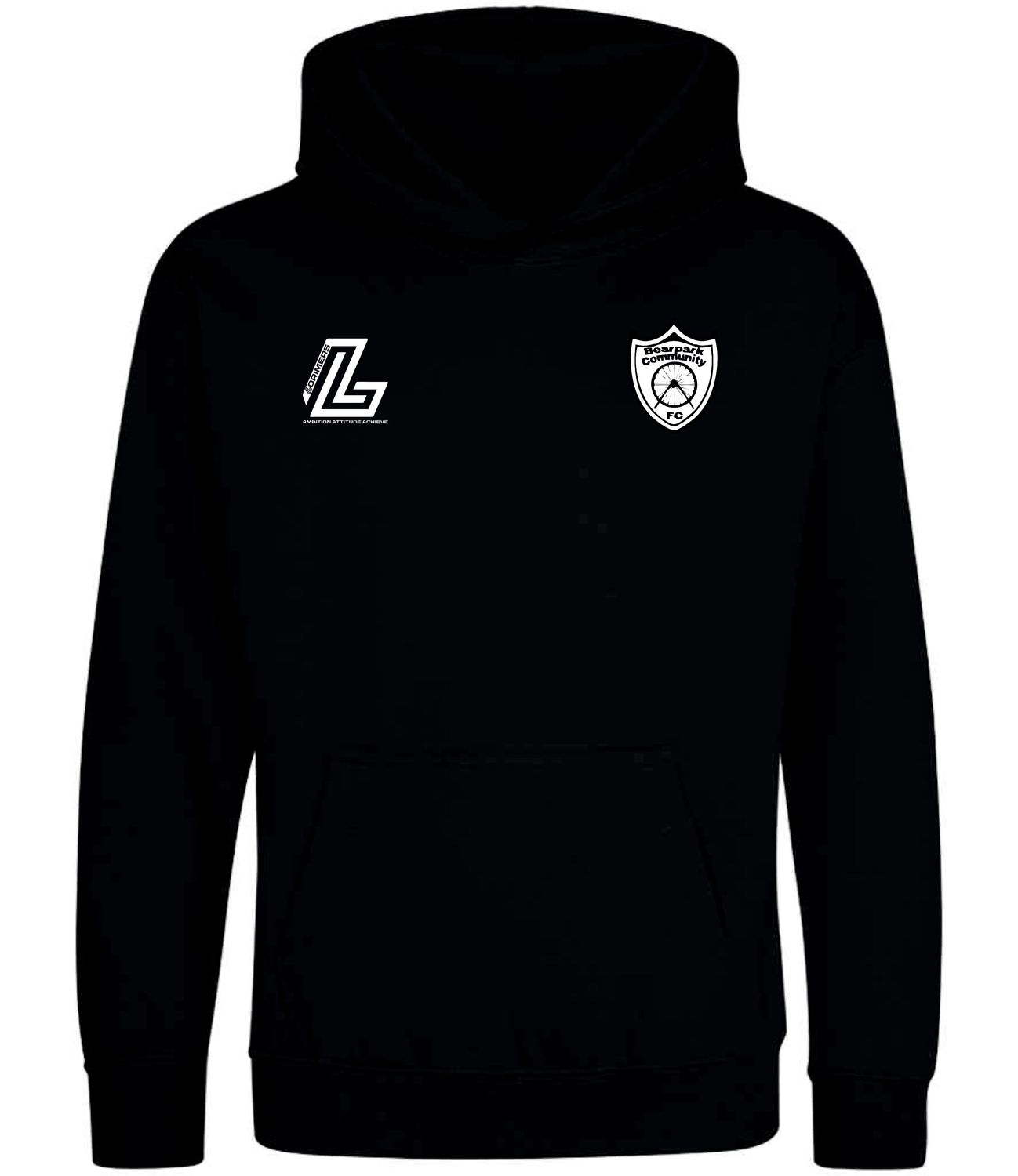Bearpark FC Club Black Hoodie