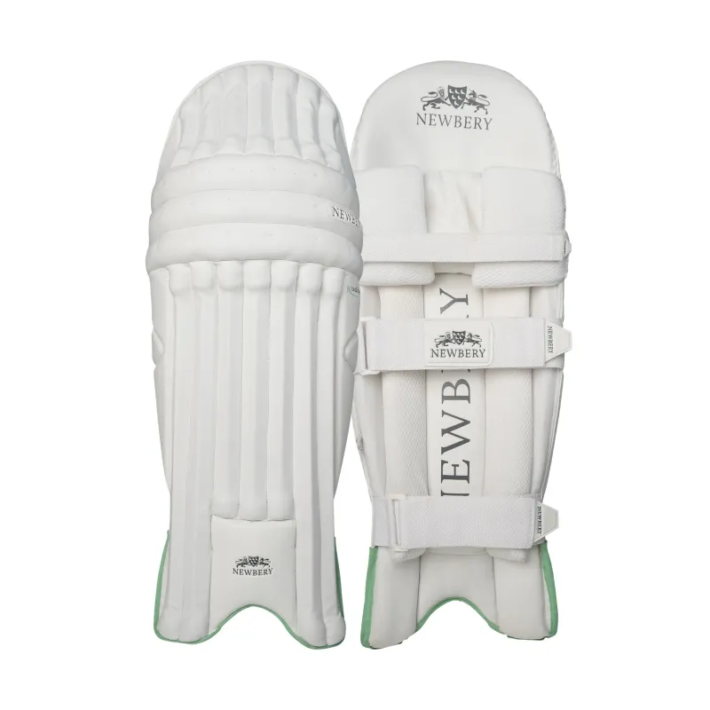 2026 Newbery Cricket Kudos White Teal Batting Pads 2026 Newbery Cricket Kudos White Teal Batting Pads