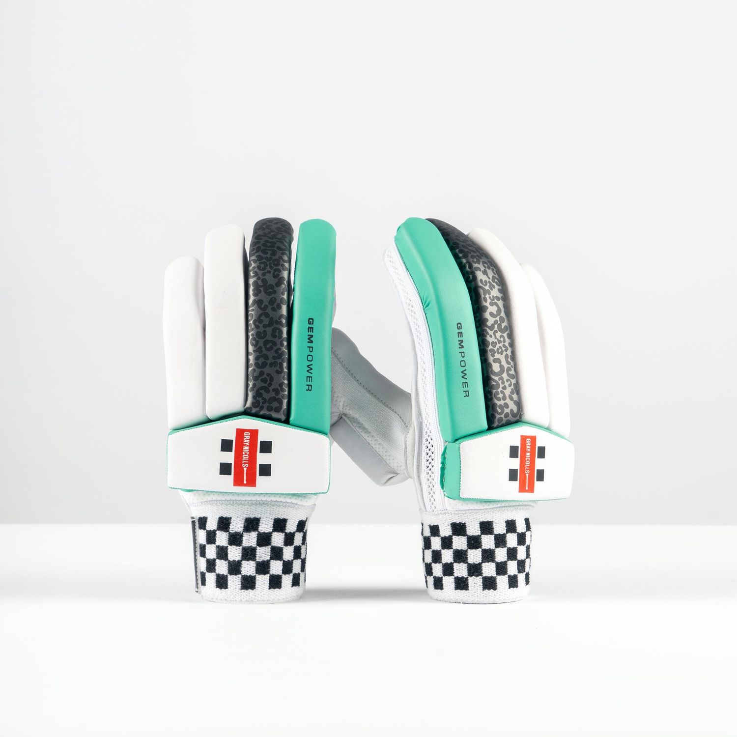 2026 Gray Nicolls GEM 3.1 Power Aqua Batting Gloves