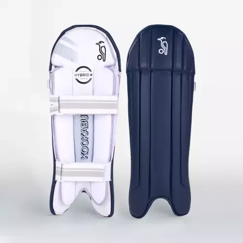 2026 Kookaburra 1.0 Wicket Keeping Pads (Navy/Black/Red)