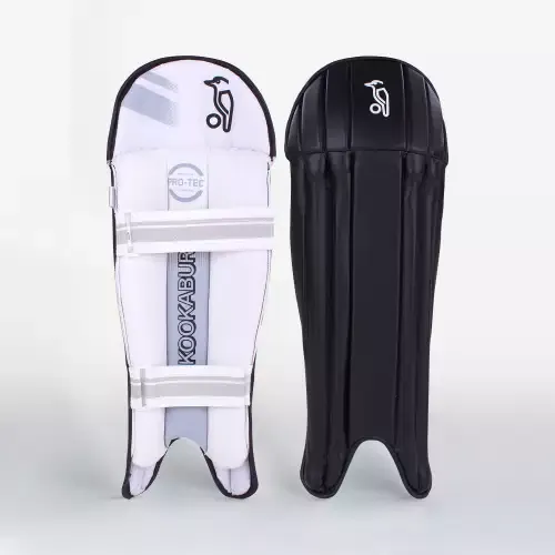 2026 Kookaburra 4.0 Wicket Keeping Pads (Black & Red)