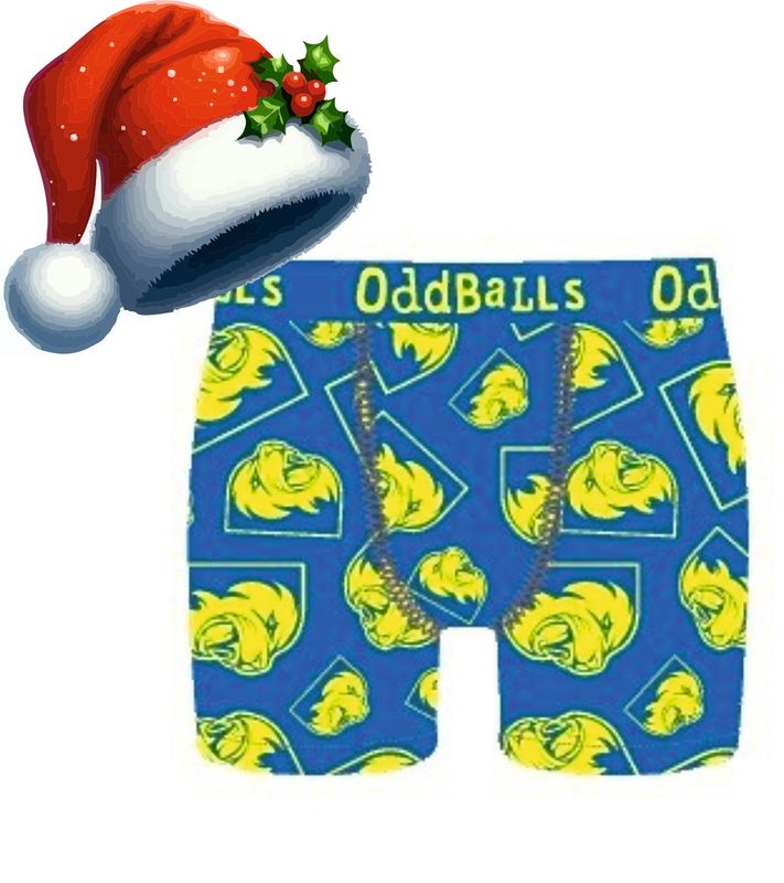 CHRISTMAS DEAL!! Durham Cricket Oddballs Adults Boxers (PACK OF 2)