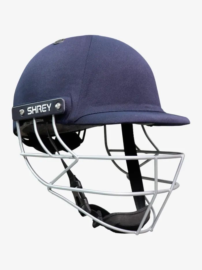 Shrey Classic 2.0 Senior Cricket Helmet Navy - Steel Grill Shrey Classic 2.0 Senior Cricket Helmet Navy - Steel Grill