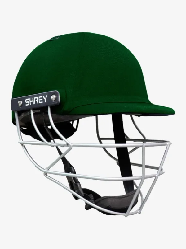 Shrey Classic 2.0 Senior Cricket Helmet Green - Steel Grill