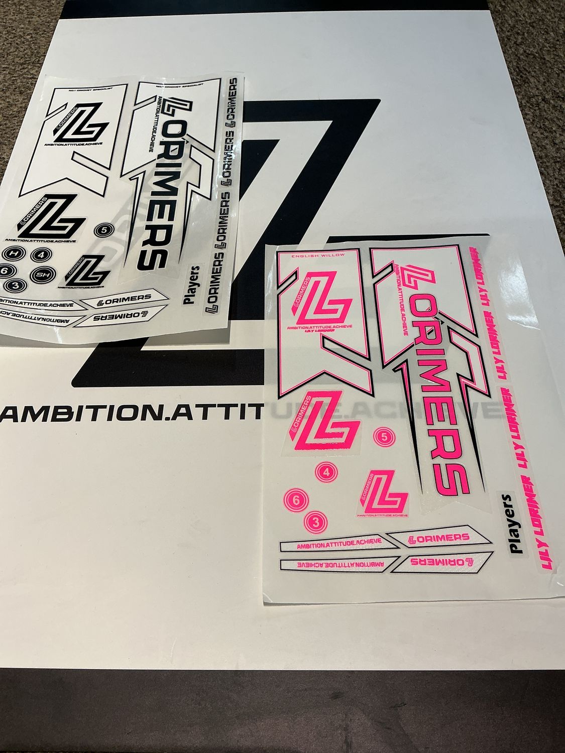 Lorimers Bat Stickers