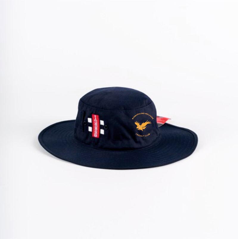 Bomarsund Welfare Cricket Club Sun Hat Navy