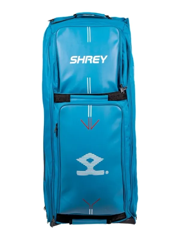 Shrey Meta 150 Blue Wheelie Cricket Bag Size: 98 x 39 x 37cm