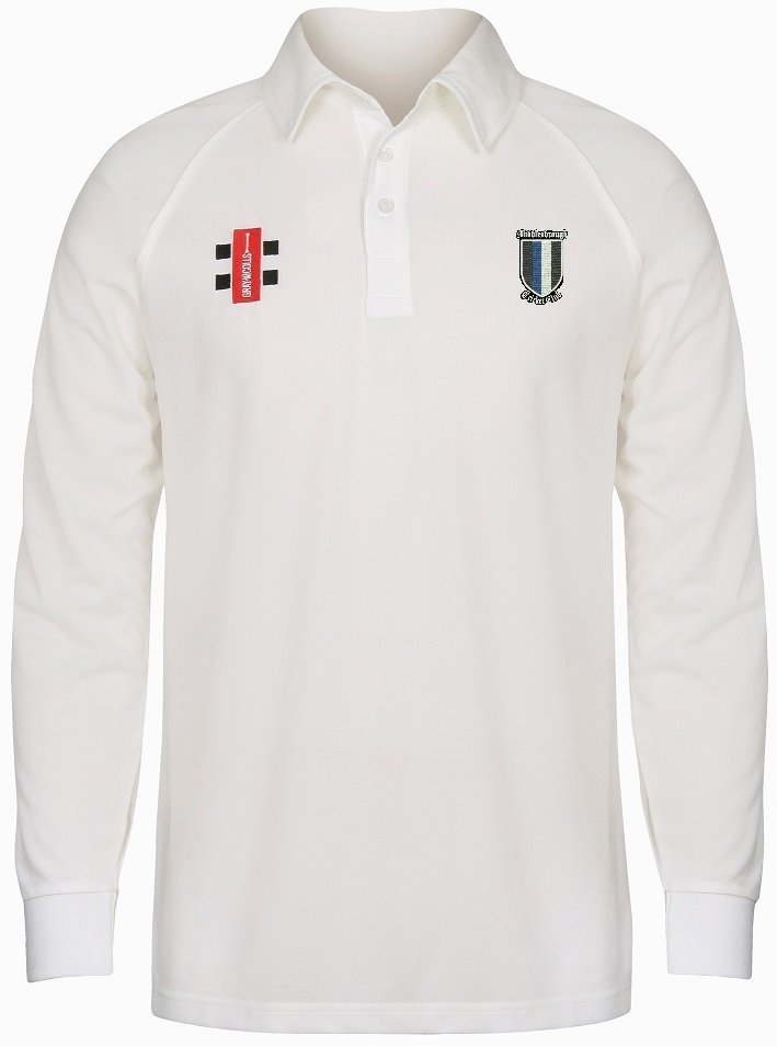 Middlesbrough Matrix Long Sleeve Cricket Shirt - Junior Section