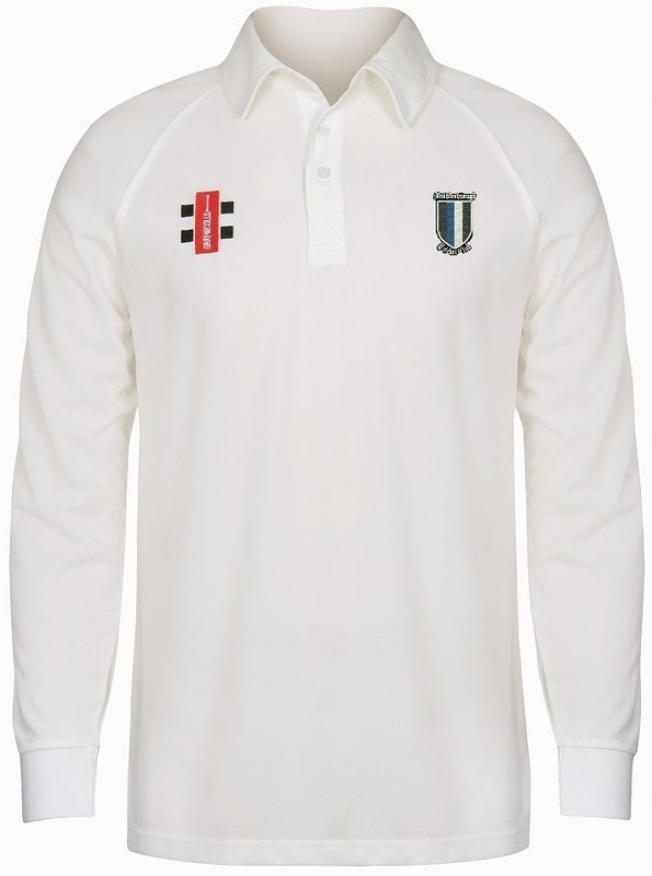 Middlesbrough Matrix Long Sleeve Cricket Shirt - Junior Section Middlesbrough Matrix Long Sleeve Cricket Shirt - Junior Section