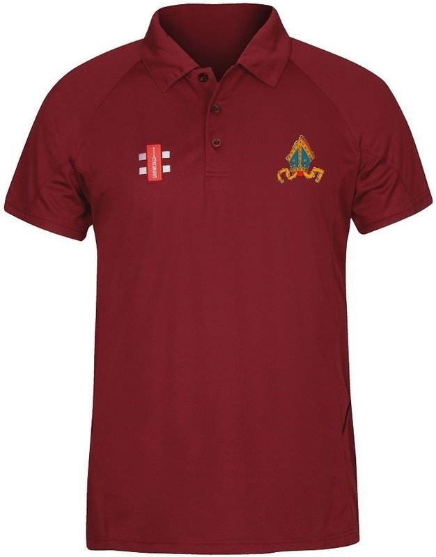 Bishop Auckland Matrix Maroon Polo Shirt