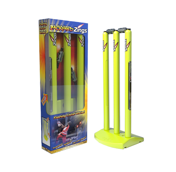 Backyard Zings Flashing Stumps and Bails Set Backyard Zings Flashing Stumps and Bails Set
