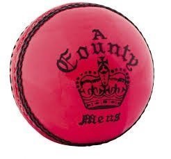 Readers County Crown A Pink Leather Cricket Ball