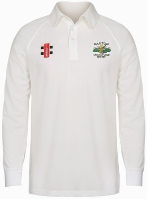 Barton Matrix V2 Long Sleeve Cricket Shirt Junior
