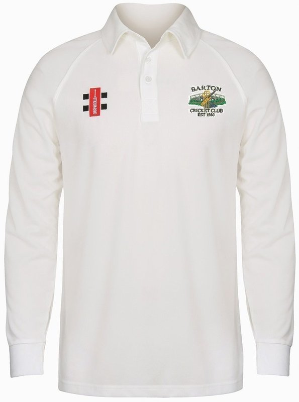 Barton Matrix V2 Long Sleeve Cricket Shirt Junior