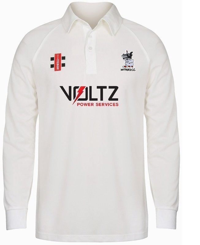 Mitford Matrix Long Sleeve Cricket Shirt Adult Mitford Matrix Long Sleeve Cricket Shirt Adult