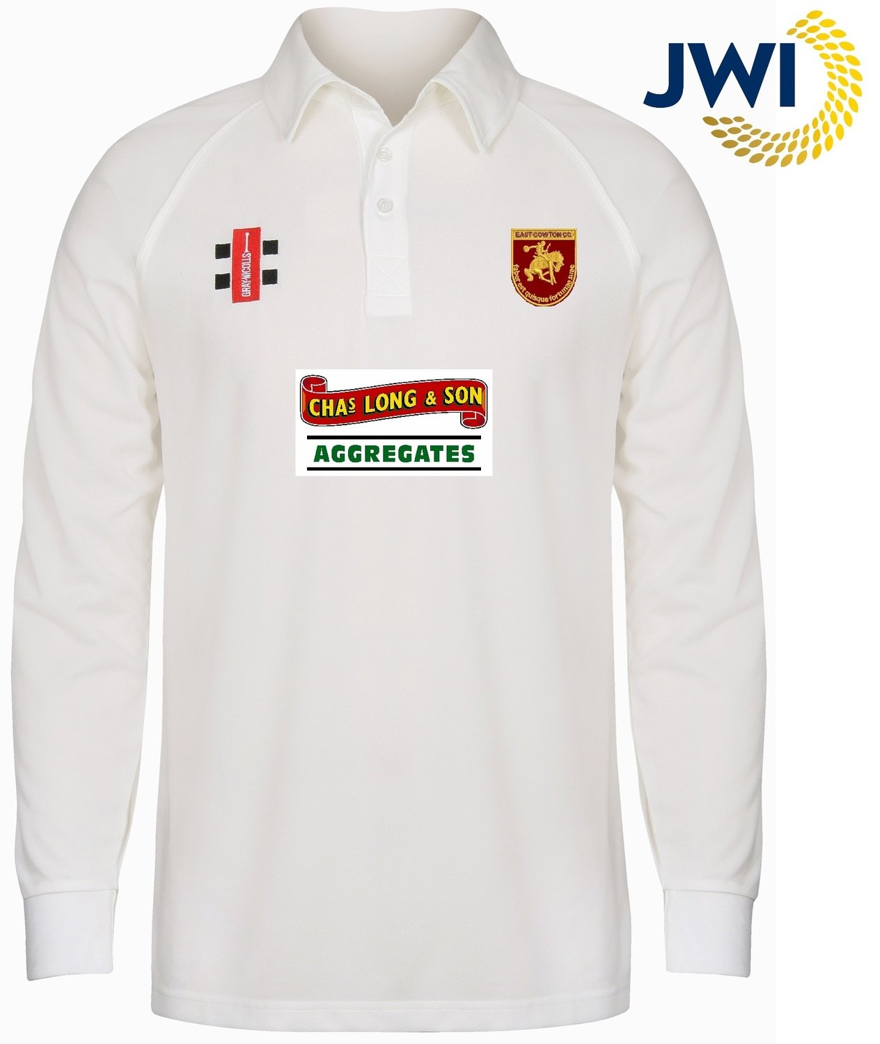 East Cowton Matrix V2 Long Sleeve Cricket Shirt Adult