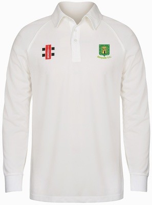 Morpeth Matrix Long Sleeve Cricket Shirt Junior Section