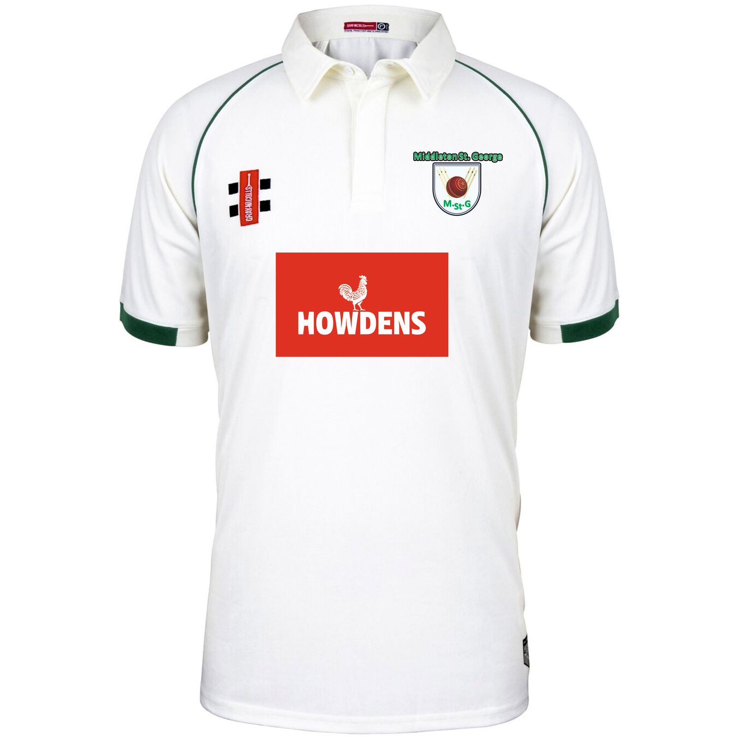 Middleton St George Matrix V2 Short Sleeve Cricket Shirt