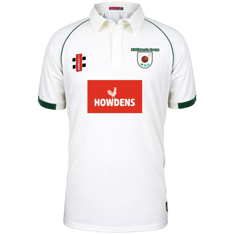 Middleton St George Matrix V2 Short Sleeve Cricket Shirt Middleton St George Matrix V2 Short Sleeve Cricket Shirt