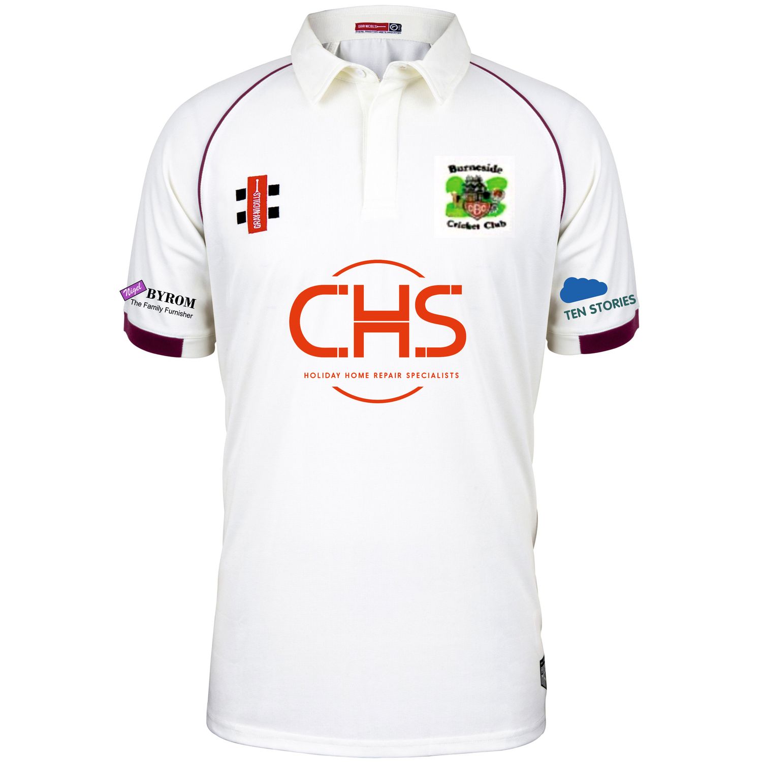 Burneside Matrix V2 Cricket Shirt