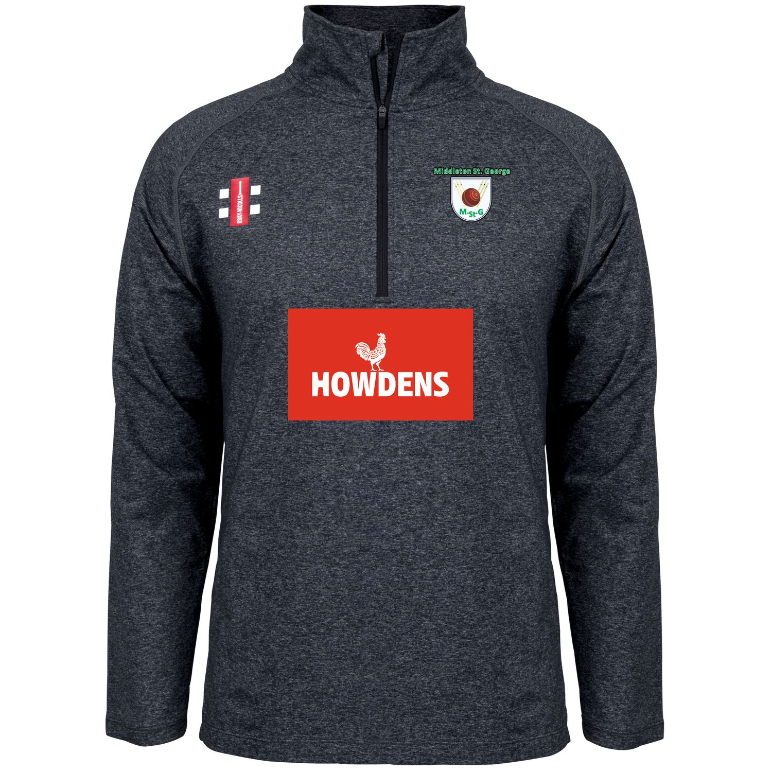 Middleton St Geroge Velocity Mid Layer 1/4 Zip Top