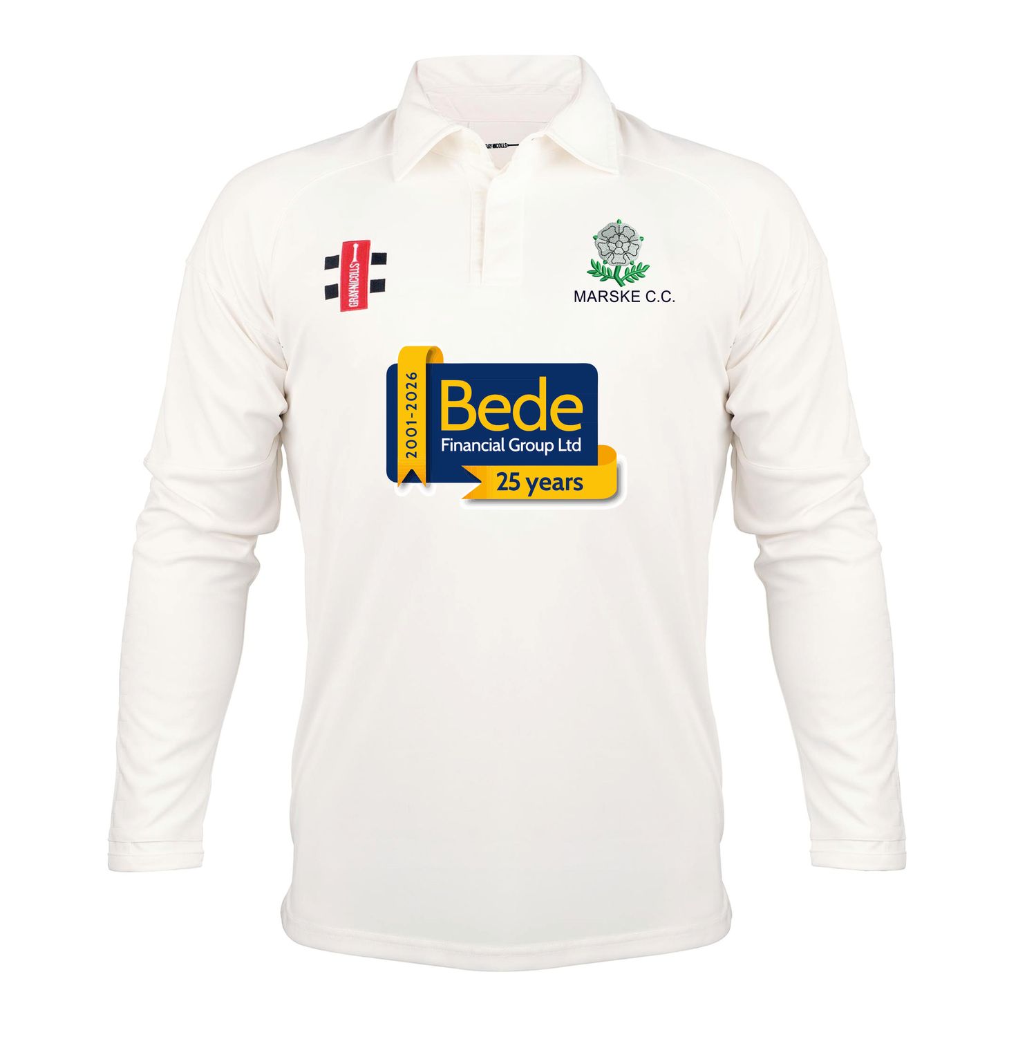 Marske Pro Performance Long Sleeve Cricket Shirt Adult