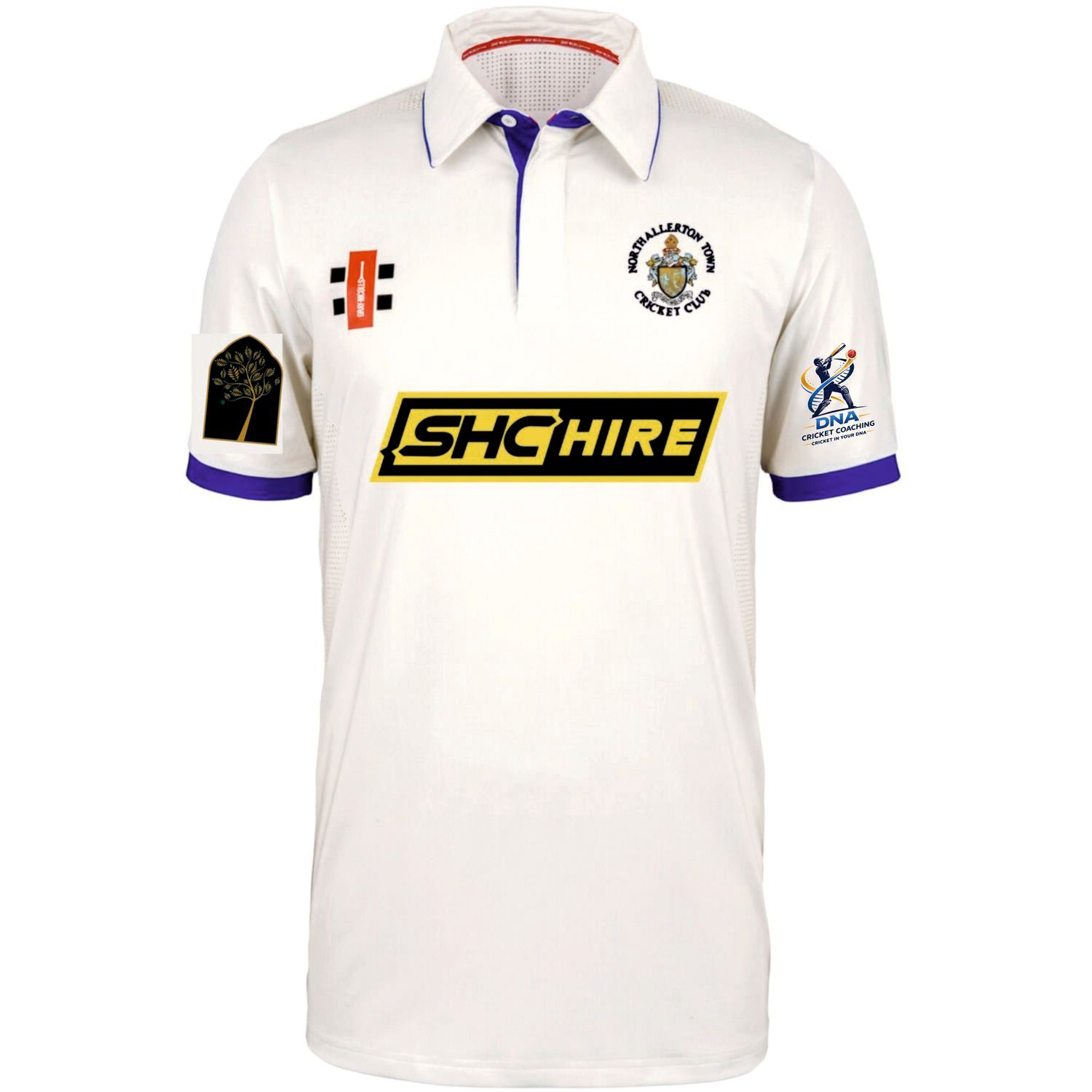 Northallerton Town Pro Performance Short Sleeve Cricket Shirt Northallerton Town Pro Performance Short Sleeve Cricket Shirt