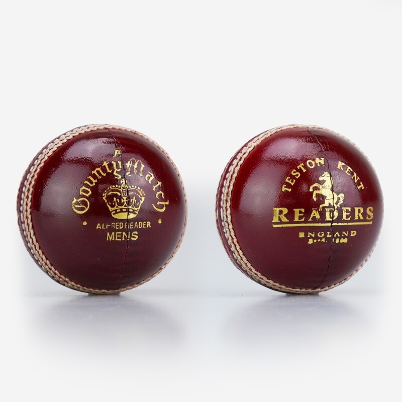 Readers County Match 'A' Red Leather Cricket Ball (Mens Only) Readers County Match 'A' Red Leather Cricket Ball (Mens Only)