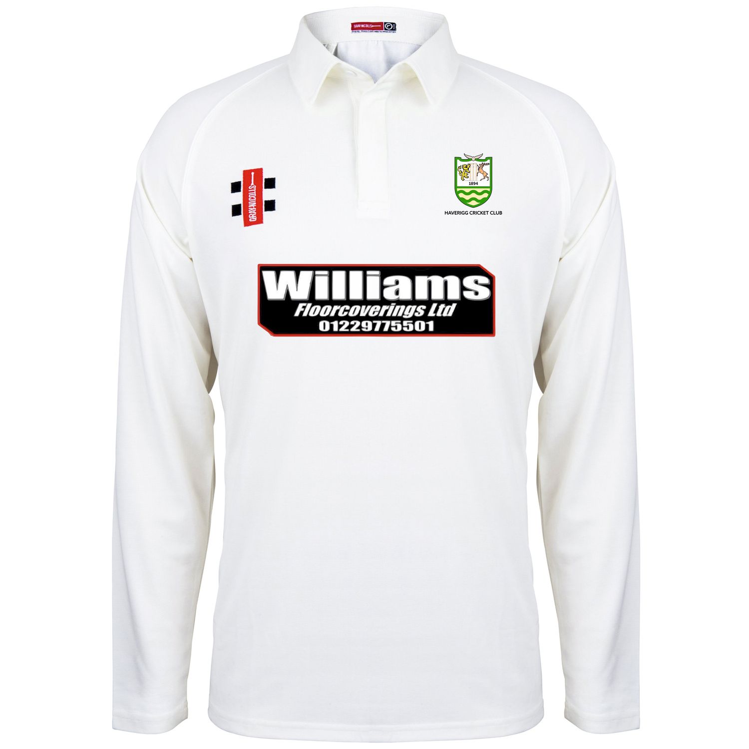 Haverigg Matrix V2 Long Sleeve Cricket Shirt Haverigg Matrix V2 Long Sleeve Cricket Shirt