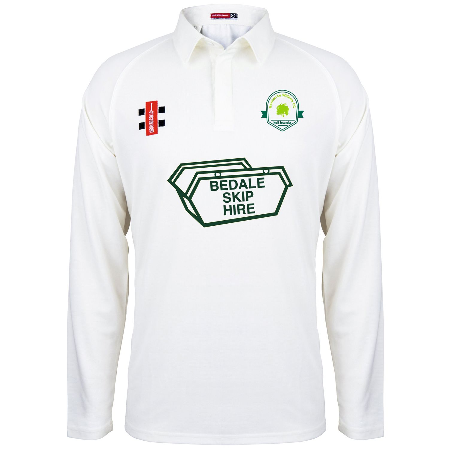 Newton-le-Willows Matrix Long Sleeve Cricket Shirt