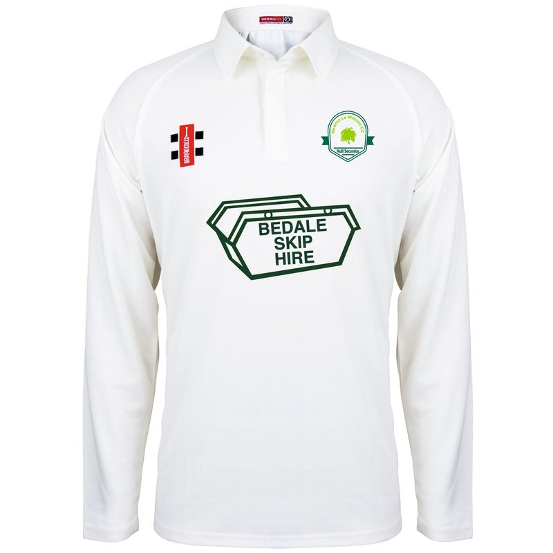 Newton-le-Willows Matrix Long Sleeve Cricket Shirt