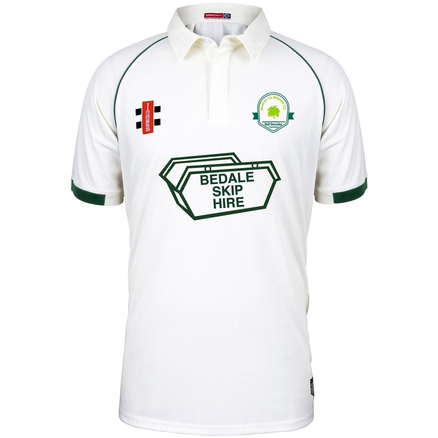 Newton-le-Willows Matrix V2 Short Sleeve Cricket Shirt