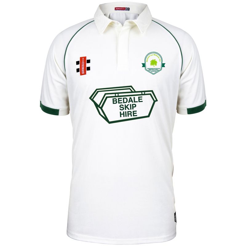 Newton-le-Willows Matrix V2 Short Sleeve Cricket Shirt
