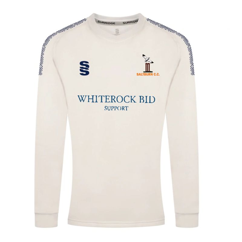 Saltburn Blast Long Sleeve Cricket Sweater