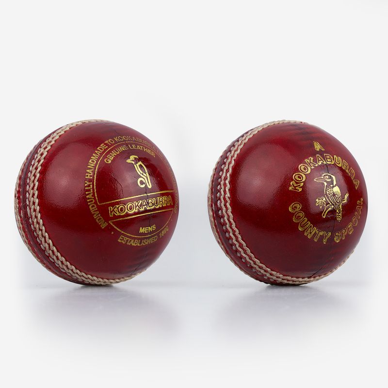 Kookaburra County Special Red Leather Cricket Ball (Box of 6) Kookaburra County Special Red Leather Cricket Ball (Box of 6)