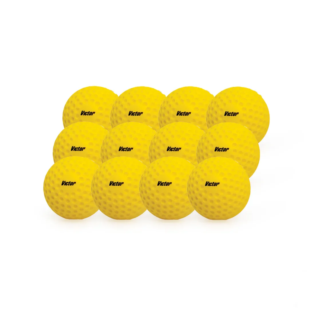 Victor Sports Cricket Batting Mate Balls Pack of 12 Victor Sports Cricket Batting Mate Balls Pack of 12