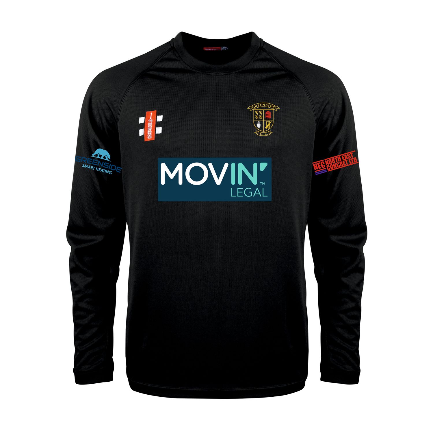 Greenside Matrix Long Sleeve Black T Shirt Adult